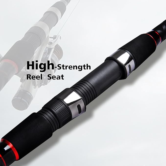 Fiblink Surf Spinning Fishing Rod 2-Piece/4-Piece Graphite Travel Fishing Rod