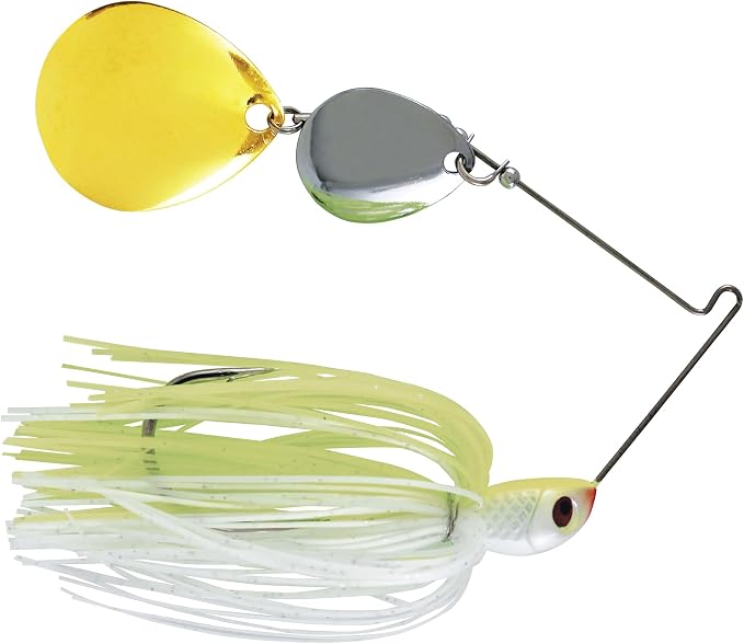 Luck E Strike Jimmy Houston Legends Spinner Bait with Colorado Blades (1/2 Ounce Spinnerbait) 5/0 Hook