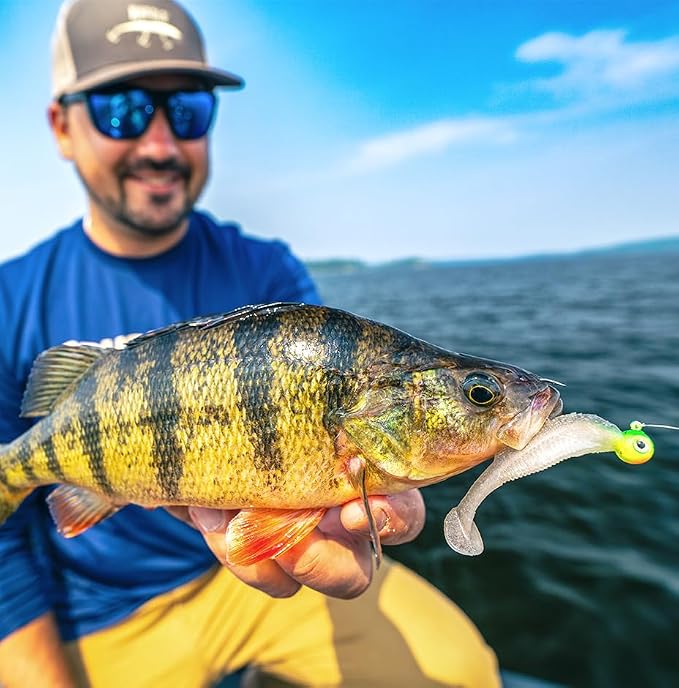 Rapala CrushCity Mayor Soft Plastic Paddle Tail Swimbait, Strong Kicking Action for Swim Jigs & Underspins, Bass, Redfish, Trout, Snook, Walleye & More