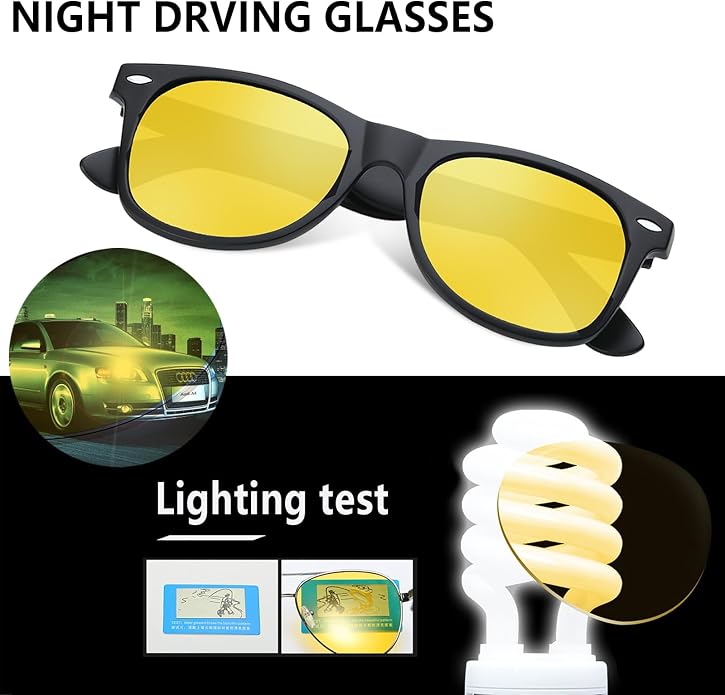 FEIDUSUN Sunglasses Men Polarized Sunglasses for Mens and Womens,Black Retro Sun Glasses Driving Fishing UV Protection