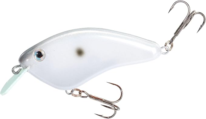 Strike King Hardliner Fishing Lure, Flat Sided Crankbait, Circuit Board Lip, Extra Tight Wobble, Size 4 Treble Hooks