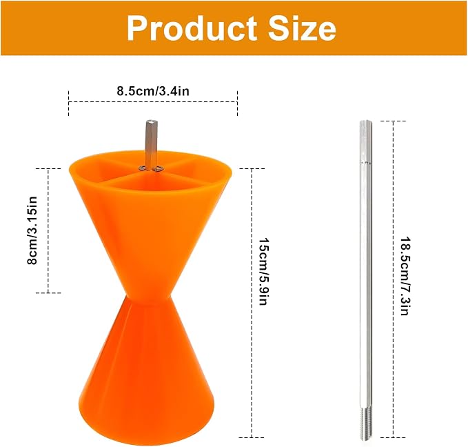 Fishing Line Stripper,Remove Fishing Line Quickly,Drill-Powered Line Stripping Tool,Stripper Removes Strip Line Fishing Reel Accessories,Compatible with Most Drills