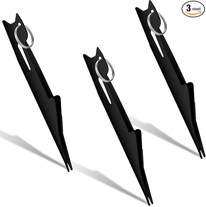 Deekin 3 Pcs Fishing Line Knot Quick Tie Fishing Knot Tying Tool Fly Nail Knot Tool Fly Angler Accessories Fly Tying Equipment for Hooks Lures Lines Men