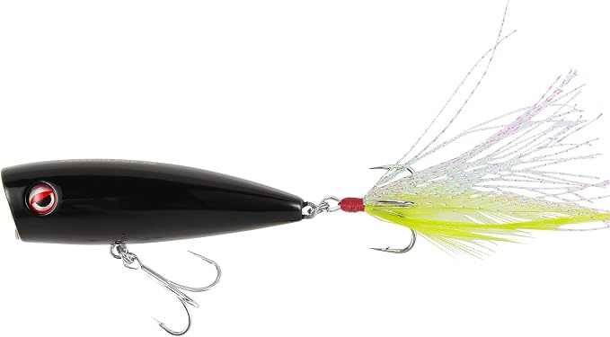 LITTMA Bass Fishing Topwater Popper Lures - Effective Top Water Lures for Bass Anglers - Durable Design for Catching Trophy Bass with High-Performance Popping Action