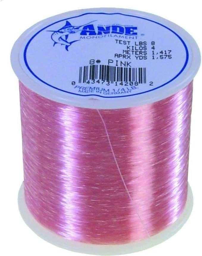 Ande A14-25GE Premium Monofilament, 1/4-Pound Spool, 25-Pound Test, Green Finish