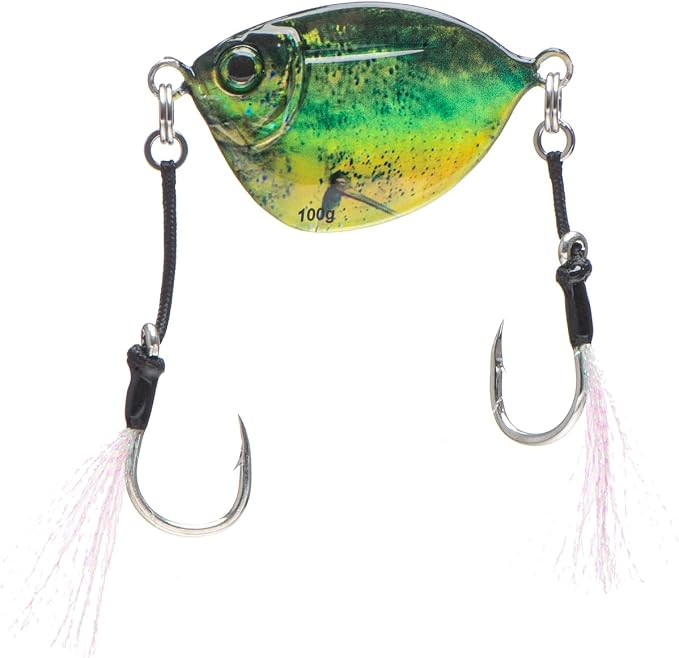 Imposter Jig, Mahi Pattern, Slow Pitch Jig for Inshore or Offshore Fishing