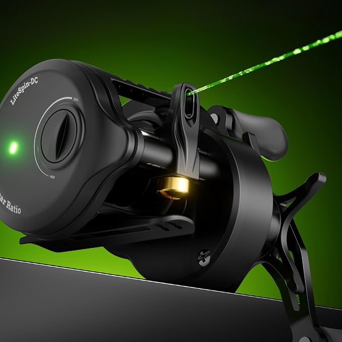 Colorful Baitcasting Fishing Reel Portable Rotates with Electronic Charging for Smooth Casting Colorful Baitcasting