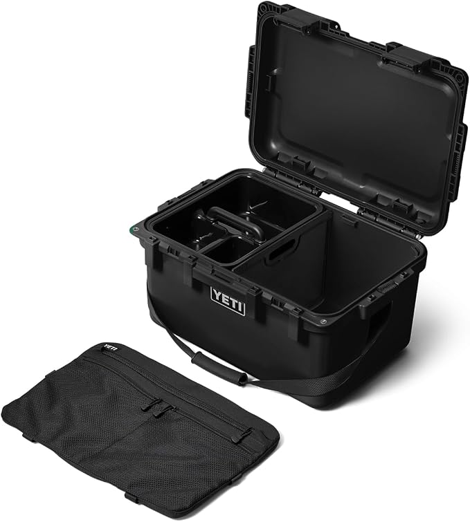 YETI LoadOut GoBox Collection, Divided Waterproof Cargo Case, Dry Box, Camera Case, Fishing Tackle Box