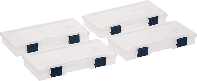 Plano Tackle Boxes, Prolatch Stowaway Tackle Utility Boxes, Fishing Tackles Storage, blue (Pack of 12)