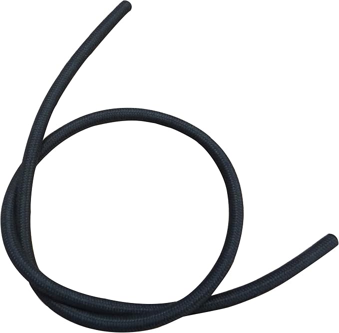 Cloth Braided Fuel Hose N203551 5X2.5mm(Inner Diameter 5mm,Outer Diameter 10mm, Wall Thickness 2.5mm) 1M Compatible With Air Cooled Volkswagen