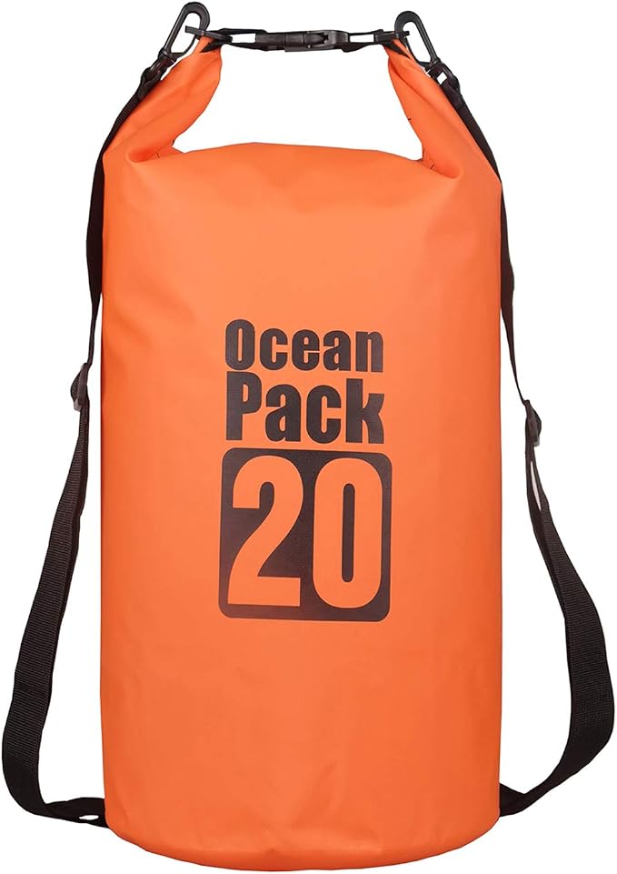 2L/3L/5L/10L/15L/20L/30L 500D Tarpaulin Heavey-Duty PVC Water Proof Dry Bag Sack for Kayaking/Boating/Canoeing/Fishing/Rafting/Swimming/Camping/Snowboarding