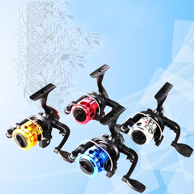Fish Line Spinning Reel Bait Rifle Vessel Casting Flying Angling Golden