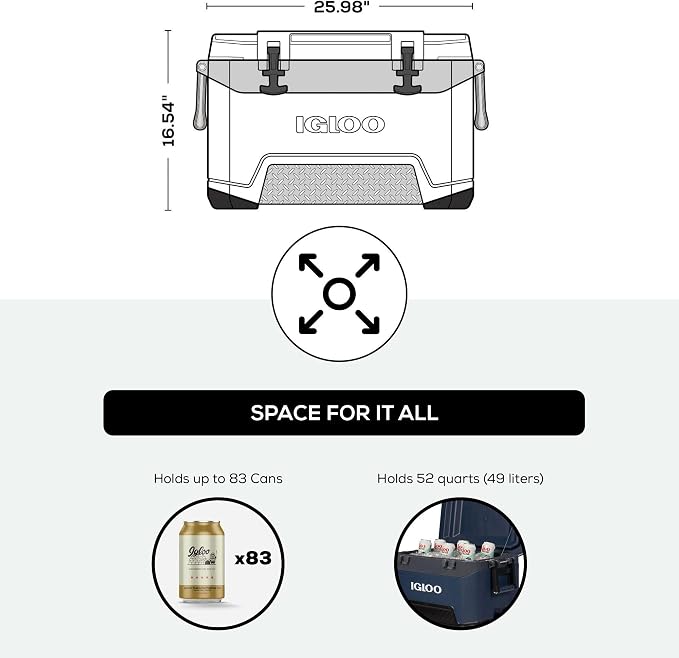 Igloo BMX Cooler | Insulated Hard Shell Ice Chest