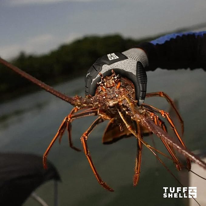 Cut Resistant Lobstering Gloves, Touchscreen Capable, Crab Gloves, Diving Gloves, Lobster Diving Gloves, Spearfishing Glove