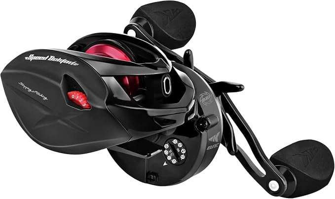 KastKing Speed Demon Elite Fishing Reel, World's Fastest 10.5:1 Gear Ratio/Deadbolt Baitcasting Reel, 10+1 Shielded Stainless Steel BB, CNC Lightweight Aluminum Frame, Available in Skipping Version
