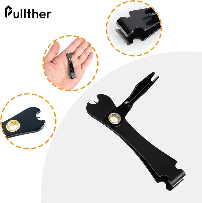 Fishing Knot Tying Tool, Multifunctional Fly Fshing Nippers,3 in 1 Fly Fishing Line Cutter with Retractor
