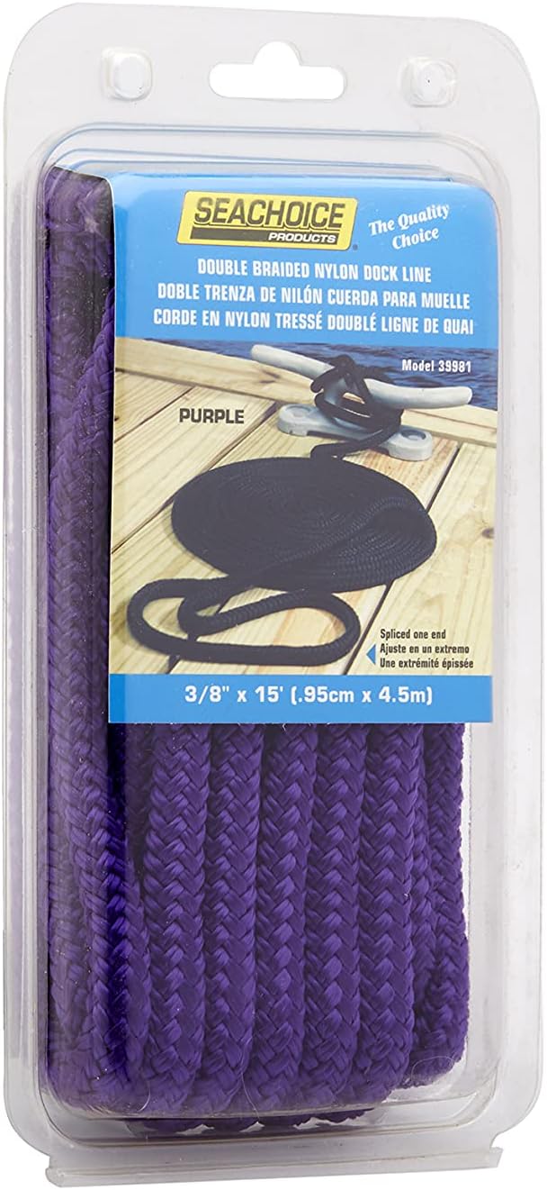 Seachoice Double-Braid Nylon Dock Line