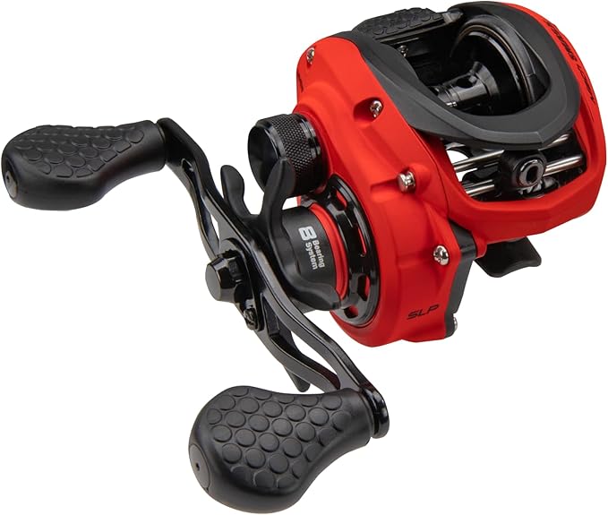 Lew's MACH Smash Baitcast Fishing Reel, Graphite Frame, Premium 8 Stainless Steel Ball Bearings
