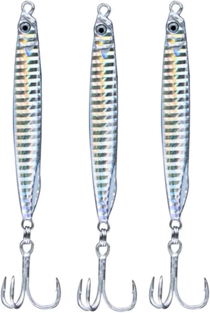 Saltwater Fishing Lures Fishing Jigs Fishing Spoons for Striped bass, Pompano, Spanish Mackerel ，Bluefish
