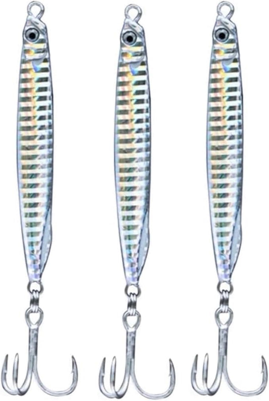 Saltwater Fishing Lures Fishing Jigs Fishing Spoons for Striped bass, Pompano, Spanish Mackerel ，Bluefish