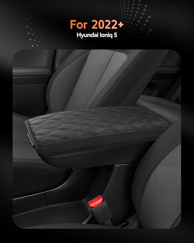CDEFG for Ioniq 5 2022-2025 2026 Center Console Cover Armrest Cover for Ioniq5 (SE, SEL, Limited, XRT) Accessories Console Arm Rest Protector