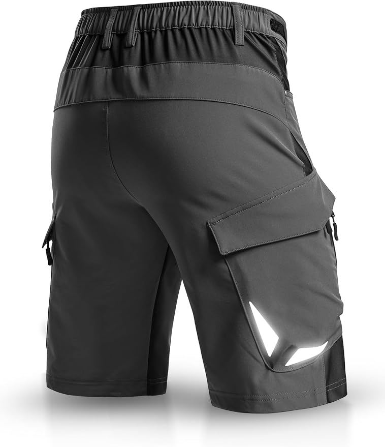 XKTTAC Men's Outdoor Quick Dry Lightweight Stretchy Shorts for Hiking, Tactical, Camping, Travel with 6 Pockets