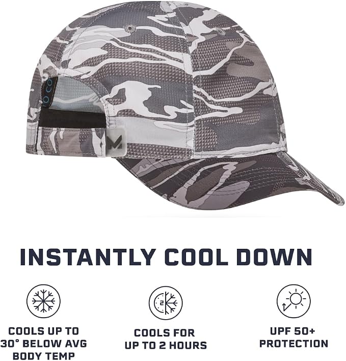 MISSION Cooling Performance Hat, Unstructured Low-Profile Adjustable Fit - UPF 50 - for Running, Workouts & Outdoors