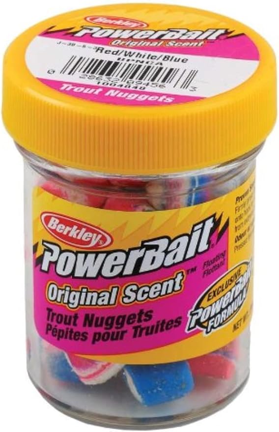 Berkley PowerBait Power Nuggets Fishing Dough Bait, Assorted Colors, Scent Dispersion Technology, Irresistible Scent and Flavor, Moldable and Easy to Use
