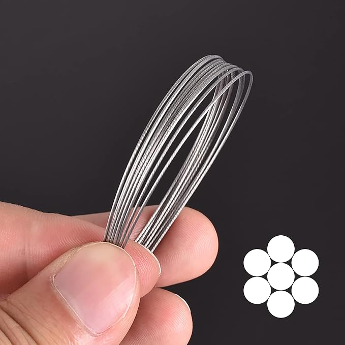 Carolina Rigs for Fishing- 12 Inch Steel Fishing Leaders with Fishing Weight, Pre Rigged Carolina Rigs with Fishing Weight 1/6oz, 1/4oz, 1/2oz, 10 Pcs