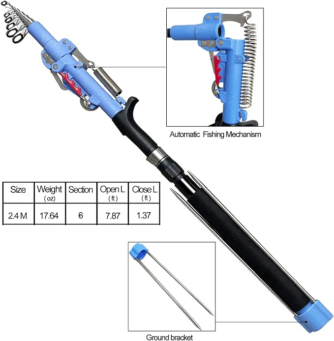 Automatic Fishing Rod and Reel Combos Telescopic Fishing Pole with Reel Combo Sea Saltwater Freshwater Kit Fishing Rod Kit