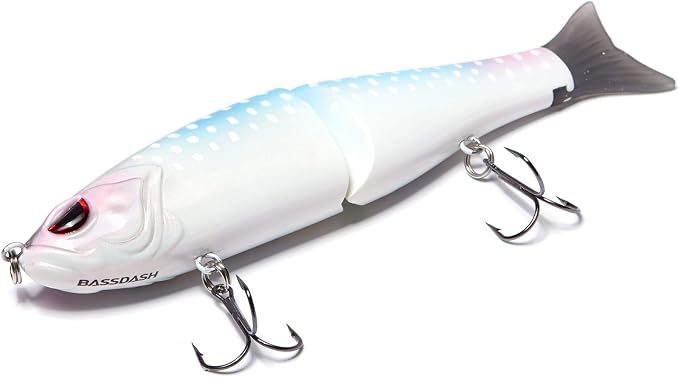 Bassdash SwimShad Glide Baits Jointed Swimbait Bass Pike Salmon Trout Muskie Fishing Lure