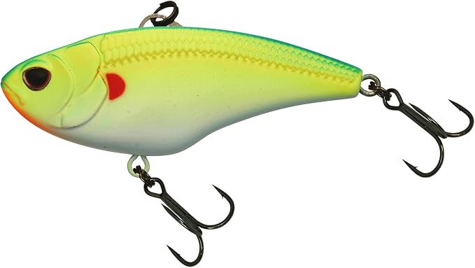 Nomad Design SWIMTREX MAX Vibrating Lipless Crankbait 1/2oz Fishing Lure - Thumping Action at Any Speed, Auto-Tune System, Sinks Level for Shallow or Deep Fishing Bait