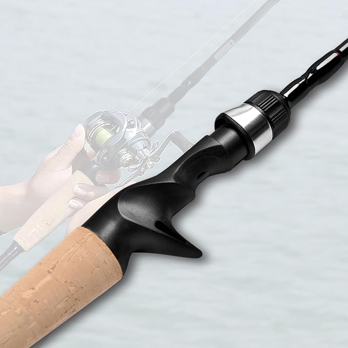 Fiblink 4 Pieces Travel Casting Rod Carbon Baitcasting Fishing Rod Portable Fishing Rod Baitcaster
