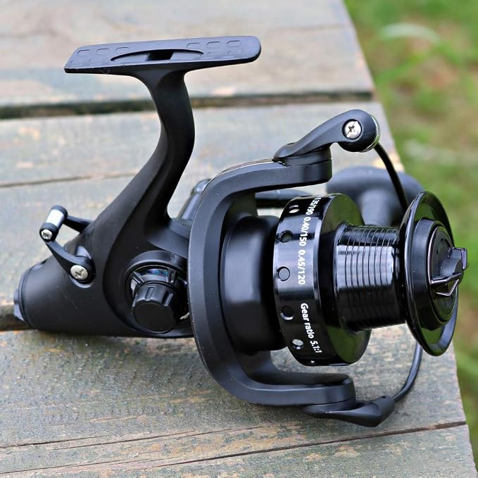 Sougayilang Spinning Fishing Reel 12+1BB Metal Body Smooth Carp Spinning Reels for Saltwater Freshwater Fishing