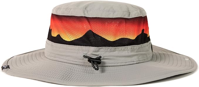 TOP-EX UVCoolix™ Bucket Hat for Men, Cooling Sun Hat Women, UPF 50 Wide Brim Boonie Hats Underbrim Prints, Breathable, M-XXL