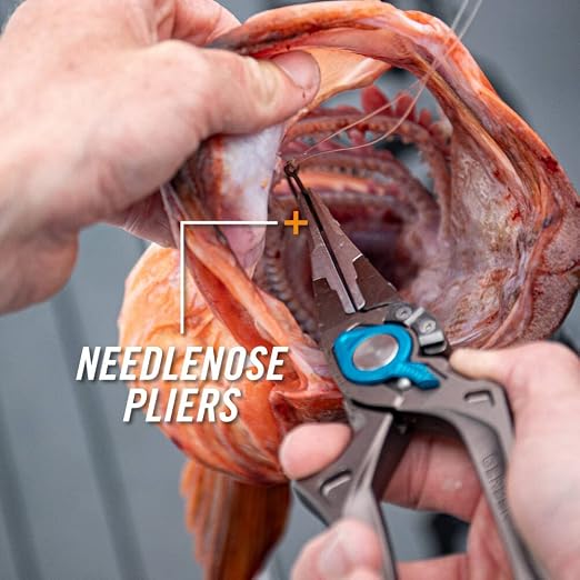 Gerber Gear Magniplier Needlenose Pliers - Durable Fishing Pliers for Freshwater & Saltwater Environments - Premium Fishing Gear - 7.5"