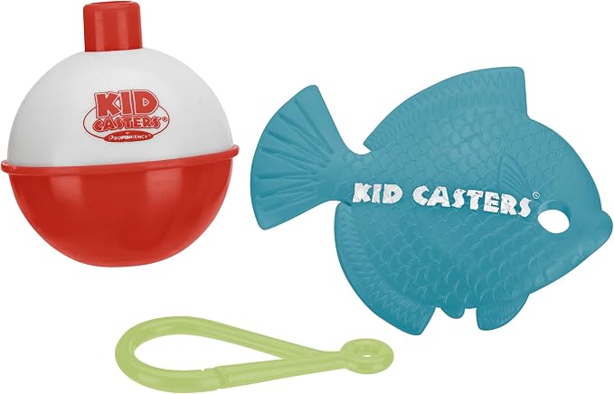 Kid Casters: Krazy Tangle-Free Fishing Combo | Spincast Reel & Practice Casting Plug | 34" Tangle-Free