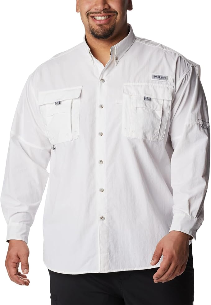Columbia Men's PFG Bahama II Long Sleeve Fishing Shirt