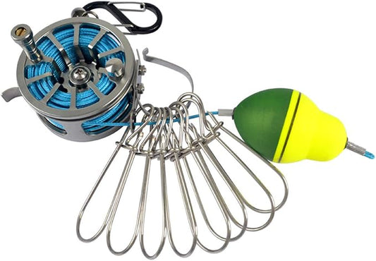 Joyeee Fish Stringer, Foam Fishing Float, Lures, Baits, Ice Spearing Equipment Multi-Tools