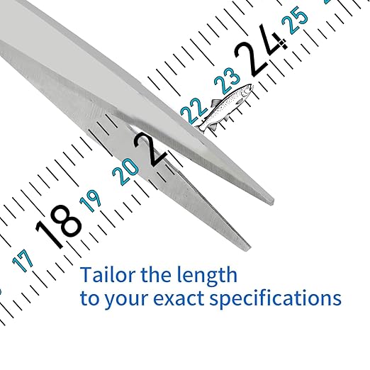 Adhesive Fish Ruler for Boat Transparent 60 Inch Fish Measuring Tape Sticker for Boat 2 Pcs Waterproof Self Adhesive Clear Fishing Measure Tape for Workbench Kayak Accessories