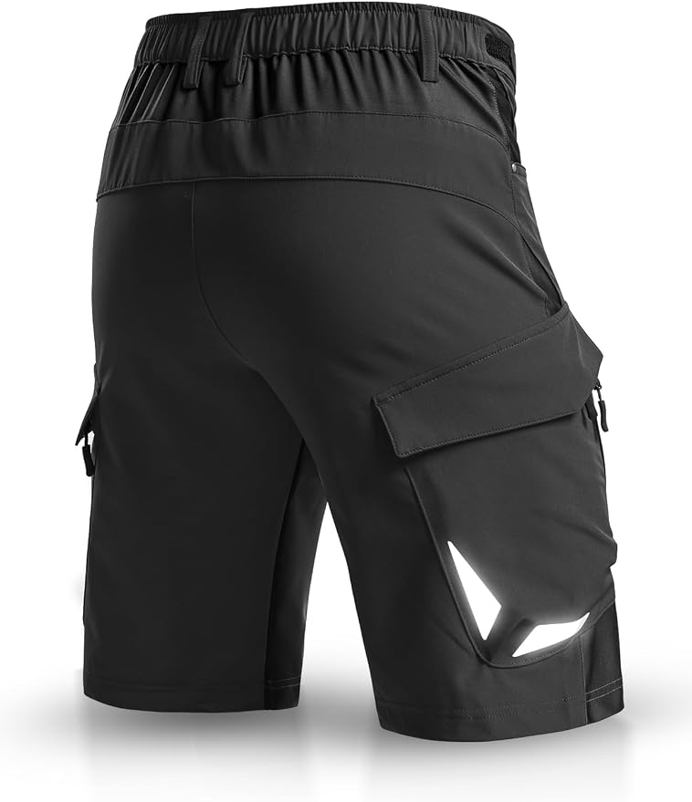 XKTTAC Men's Outdoor Quick Dry Lightweight Stretchy Shorts for Hiking, Tactical, Camping, Travel with 6 Pockets