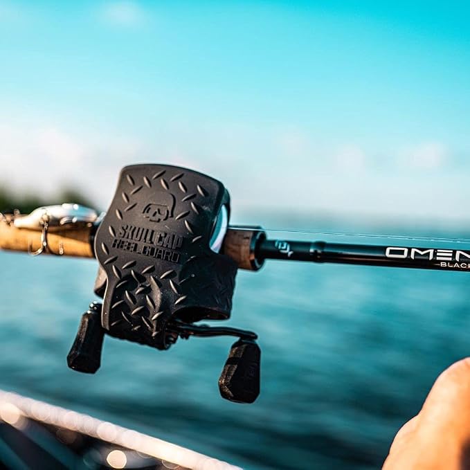 Skull Cap - Skull Cap - Low-Profile Baitcast Reel Covers - Fits Most Right Hand and Left Hand Baitcast Reels