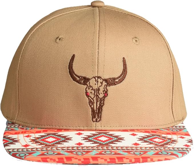 EDTREK Elite Youth Country Hat for Big Kids - Boys Snapback Hat with Flat Brim