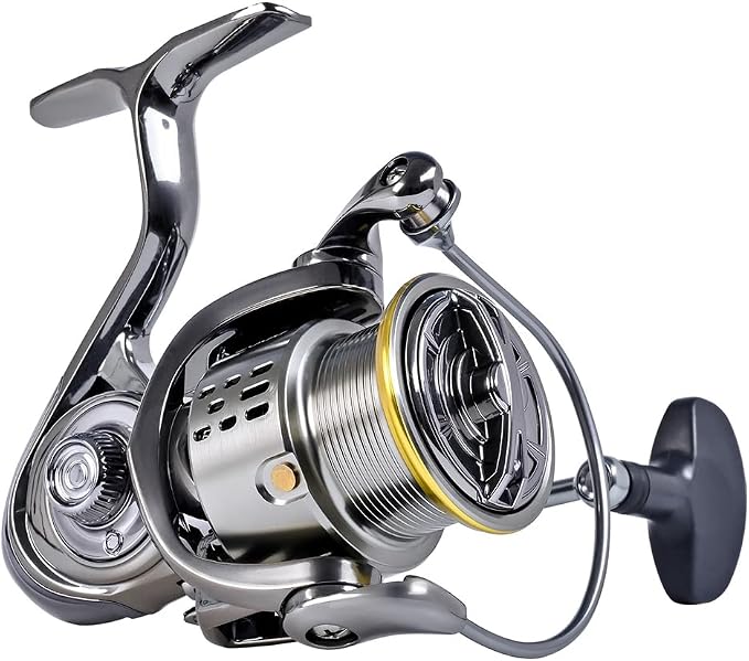 Fishdrops Saltwater Spinning Reel, 12+1BB Ultra Lightweight Powerful Fishing Reel, Metal Frame Carbon Fiber 33 LB Max Drag, 5.5:1 High Speed Ultra Smooth for Saltwater Fishing Reels