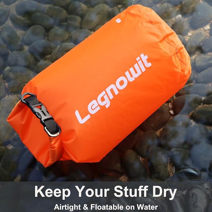 Dry Bag, 3 Pack/5 Pack Waterproof Lightweight Small & Large Dry Sacks for Outdoor Camping, Backpacking, Kayaking, Boating, Travel and More