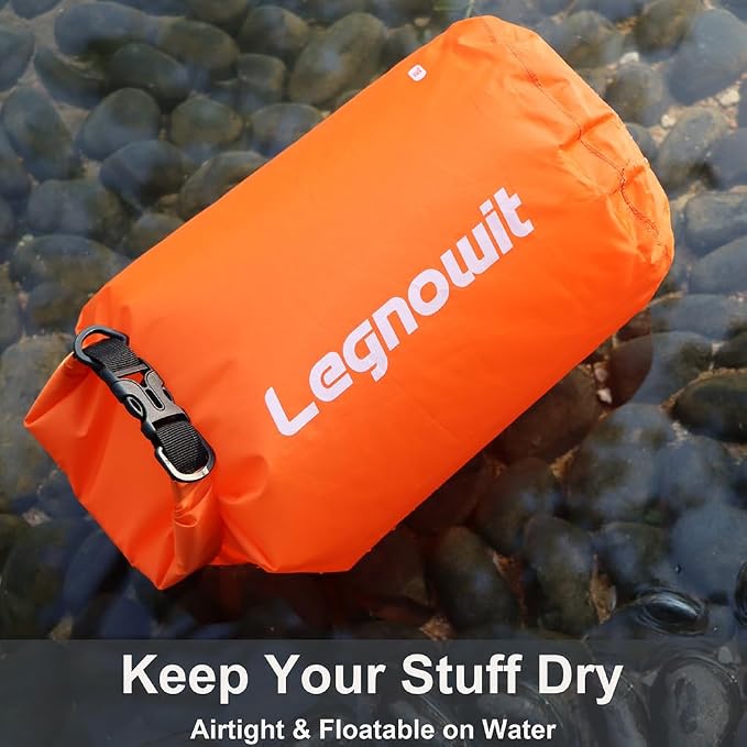 Dry Bag, 3 Pack/5 Pack Waterproof Lightweight Small & Large Dry Sacks for Outdoor Camping, Backpacking, Kayaking, Boating, Travel and More