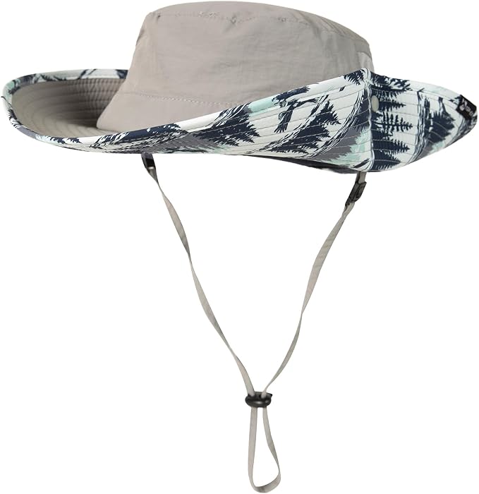 TOP-EX UVCoolix™ Bucket Hat for Men, Cooling Sun Hat Women, UPF 50 Wide Brim Boonie Hats Underbrim Prints, Breathable, M-XXL