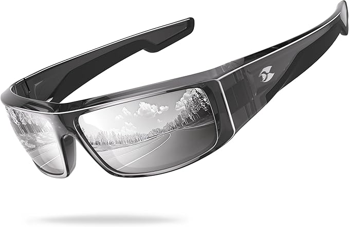 suoso Polarized Fishing Sunglasses for Men: Women UV400 Protection Wrap Around Sports Sun Glasses for Golf Driving Cycling