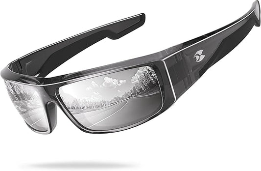 suoso Polarized Fishing Sunglasses for Men: Women UV400 Protection Wrap Around Sports Sun Glasses for Golf Driving Cycling