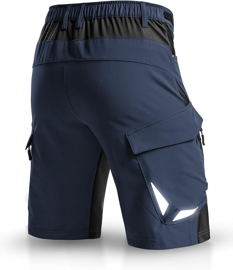 XKTTAC Men's Outdoor Quick Dry Lightweight Stretchy Shorts for Hiking, Tactical, Camping, Travel with 6 Pockets